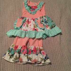 Boutique floral outfit